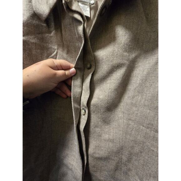 Willi Smith Womens Suit Jacket Brown 100% Wool Size 12 - Picture 4 of 5